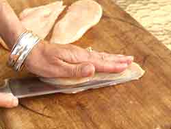 SLICING CHICKEN BREAST