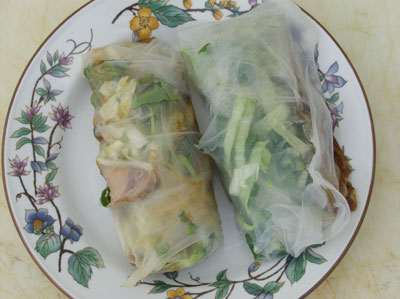 NO COOK SPRING ROLLS